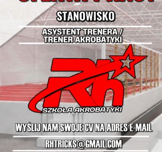 Poszukujemy trenera lub asystenta trenera 